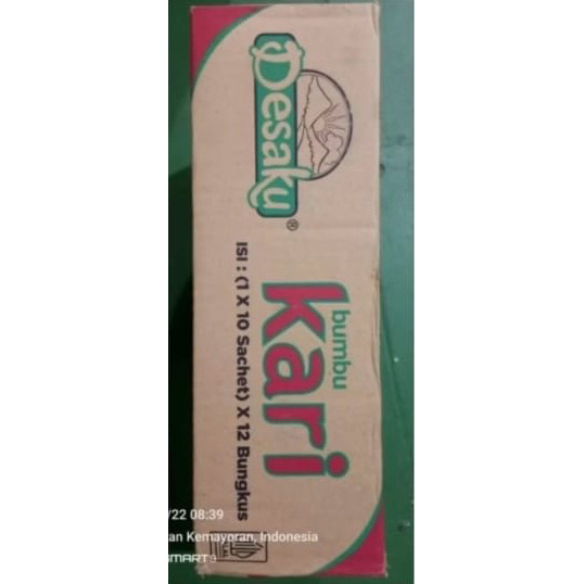 

Desaku Bumbu Kari Bubuk 120 sachet per Dus / (1 x 10 sachet) x 12 bks per Karton