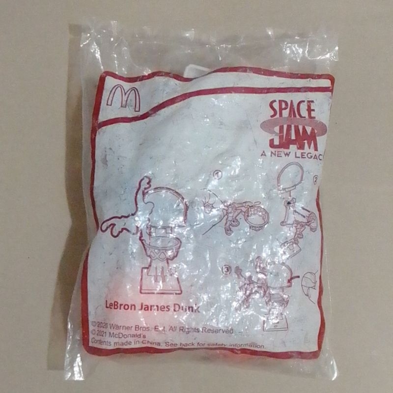 MCDONALD'S SPACE JAM  A NEW LEGACY LEBRON JAMES DUNK WARNER BROS