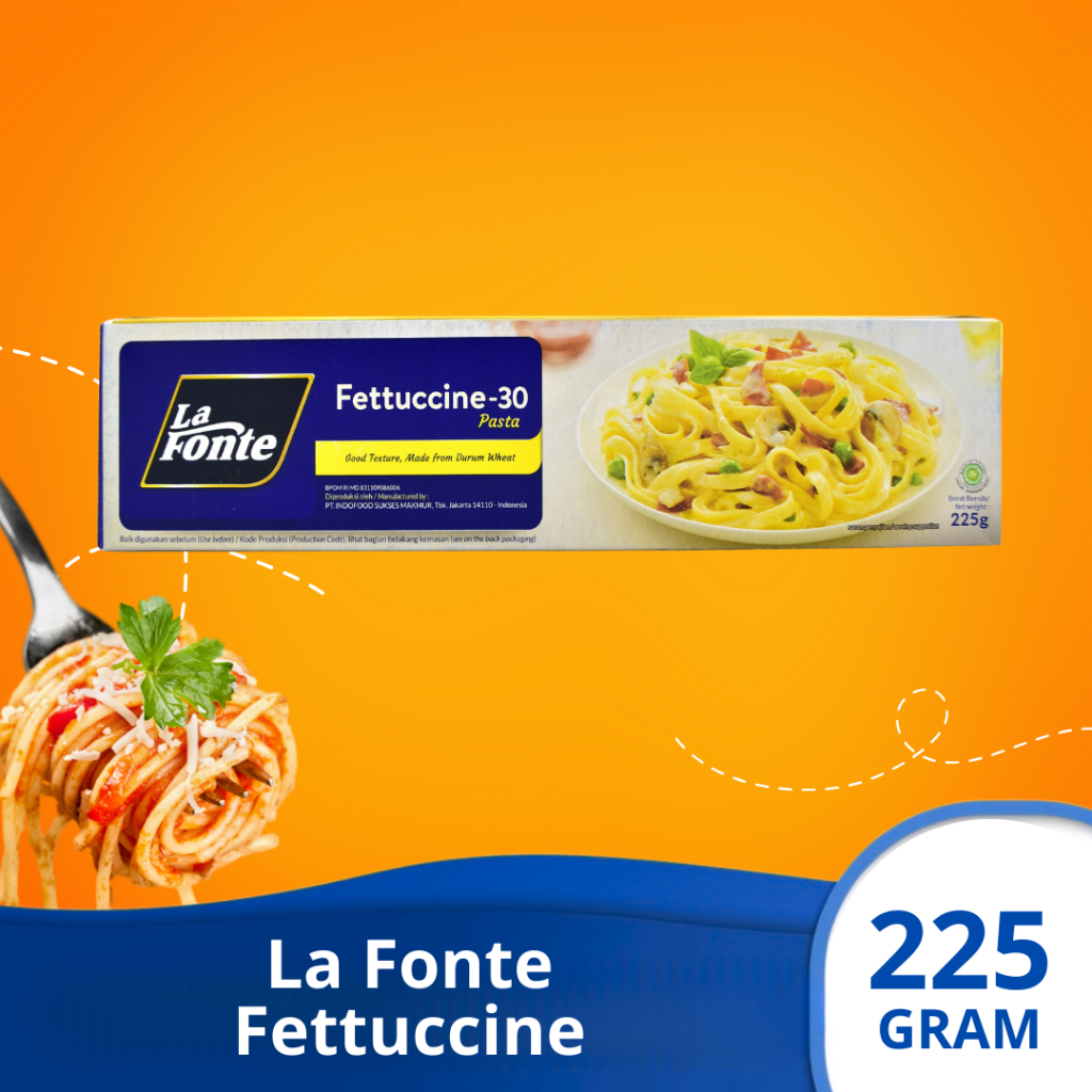 

LA FONTE FETTUCCINE Mie Spaghetti 225 gram