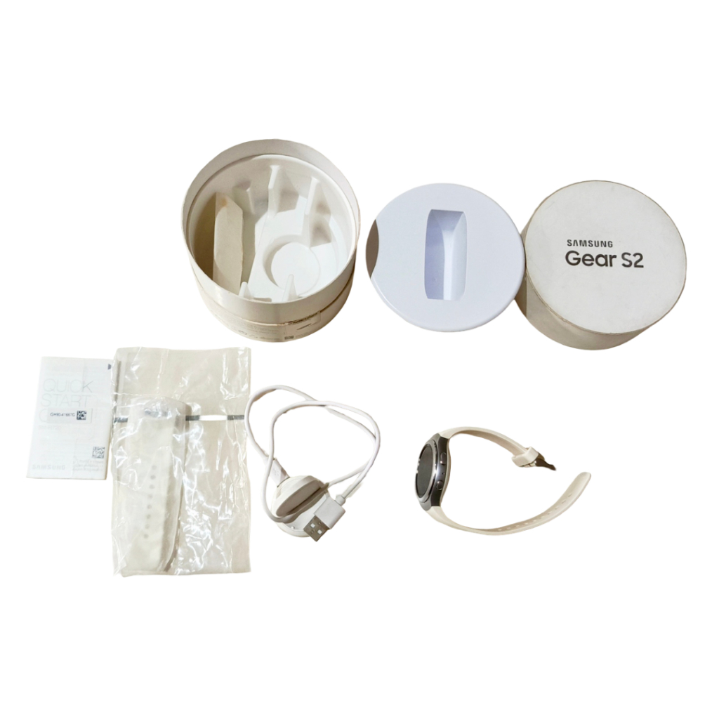 Samsung Galaxy Gear S2 White Second Full Set Smart Watch