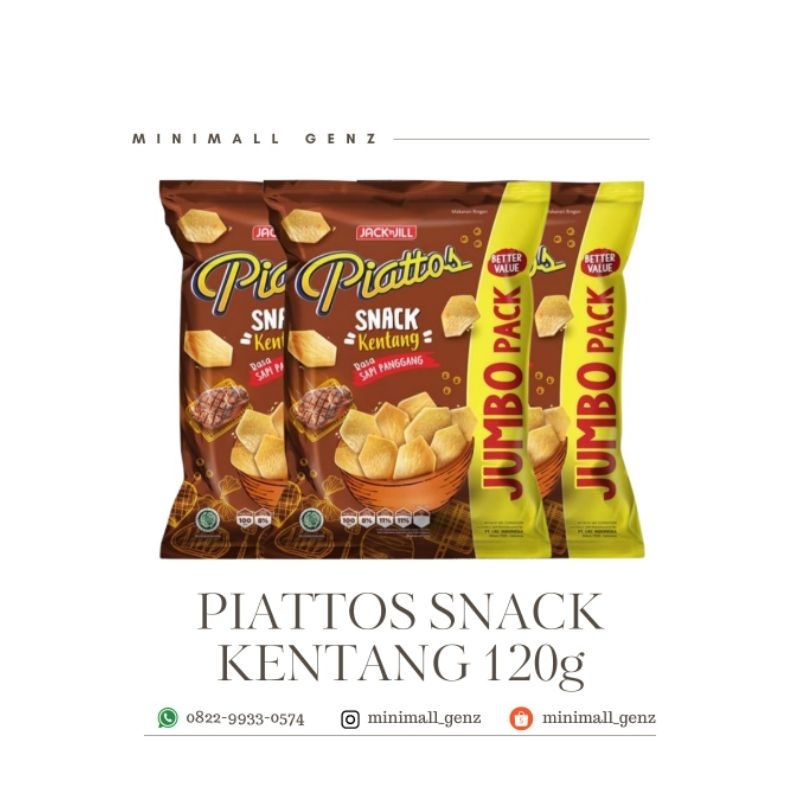 

Piattos snack Kentang Sapi Panggang 120g