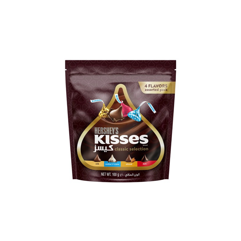 

Hershey’s Kisses classic selection 100gr coklat