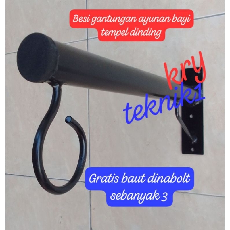 gantungan ayunan bayi tiang gantungan ayunan bayi ayunan bayi besi tempel dinding bracket ayunan bay