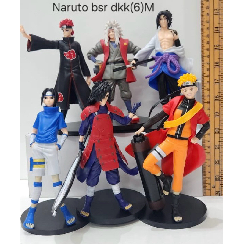 action figure naruto set besar kode m isi 6