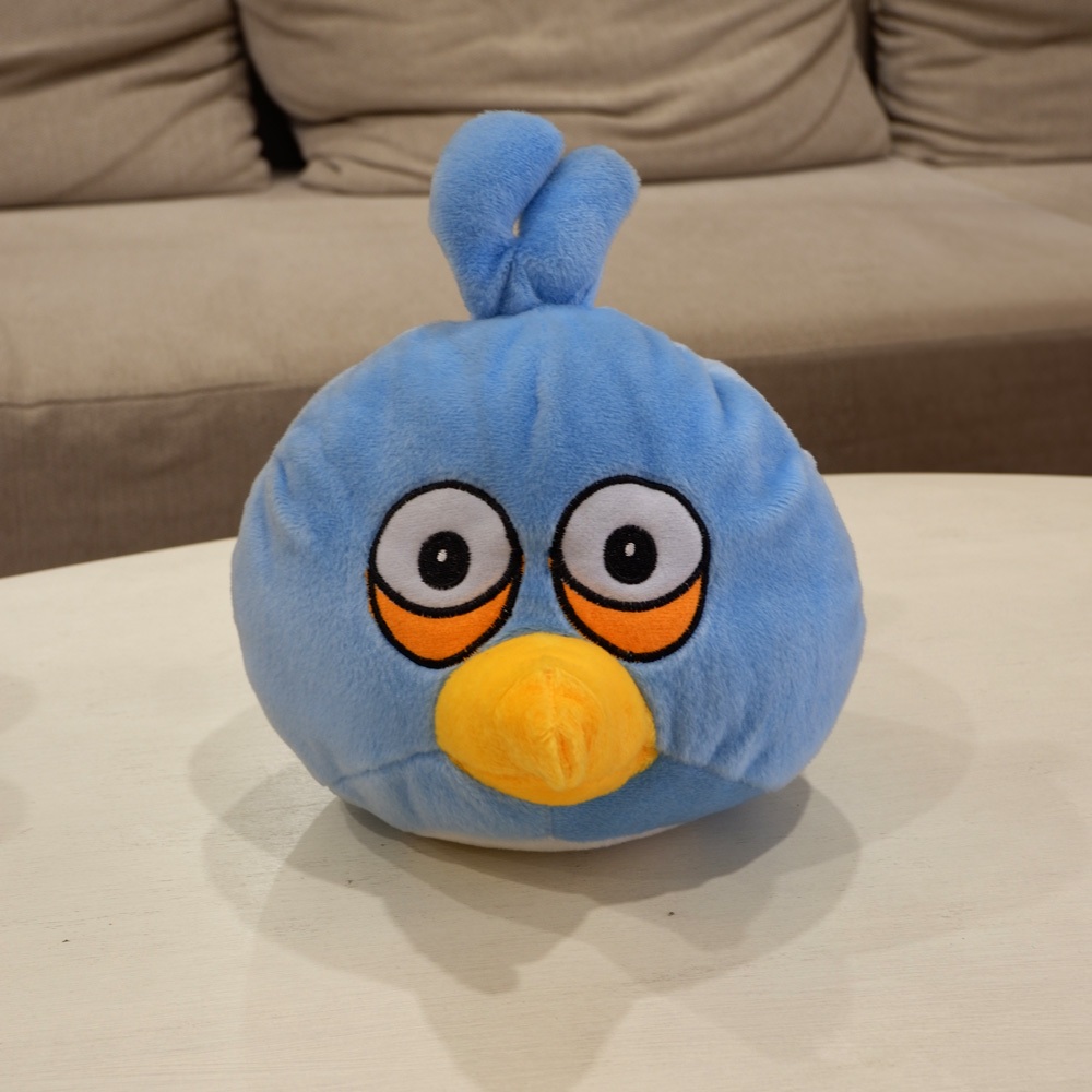 Boneka Angry Bird Biru