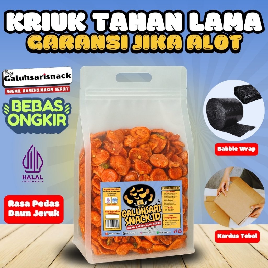 

Sosreng Sosis Goreng Pedas Daun Jeruk Viral Spesial Renyah Bumbu Cikruh Gurih Melimpah Premium