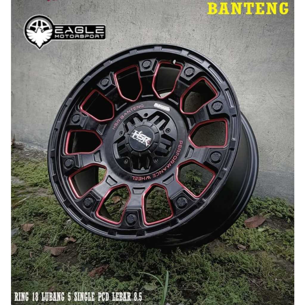 Velg Mobil Ring18 HSR BANTENG Untuk Expander Rush Terios dll r18
