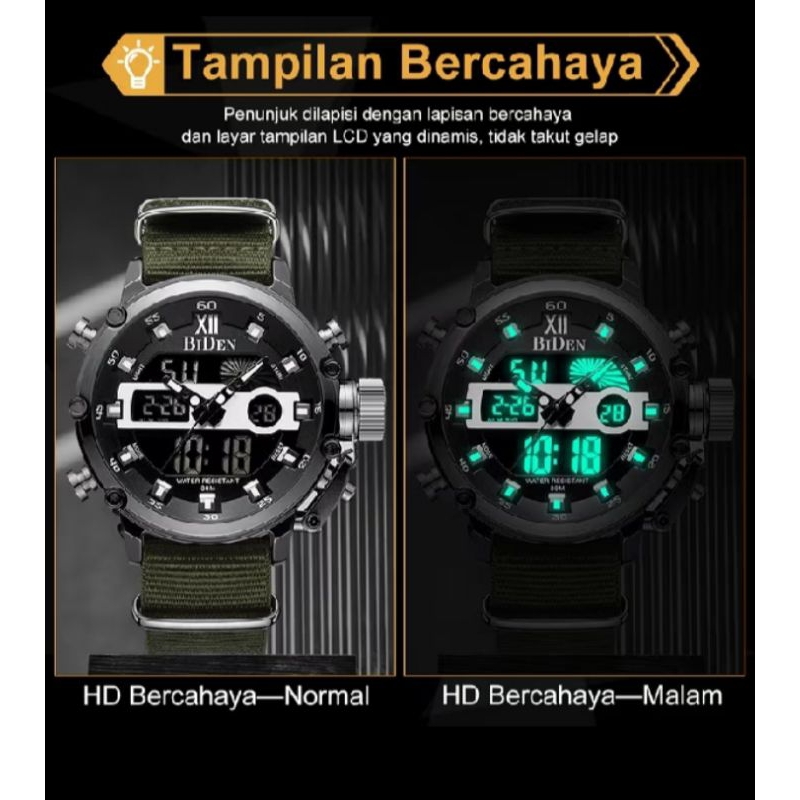 Jam tangan pria merk Biden original