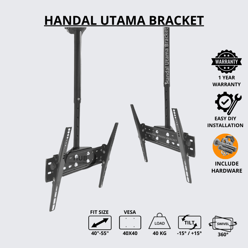 BRACKET TV GANTUNG BRAKET TV GANTUNG PLAFON BRACKET TV ATAP UNIVERSAL TV ADJUSTABLE