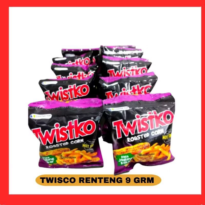 

Twisko Roasted Corn 9 gr X 10 bungkus