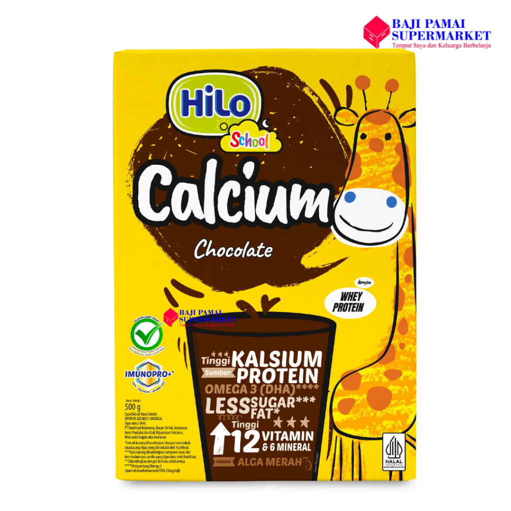 

HiLo School Chocolate 500gr - Susu Anak Lebih Tinggi Kalsium