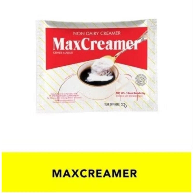 

Max Creamer Nabati campuran kopi kemasan isi 5 sachet @3gram