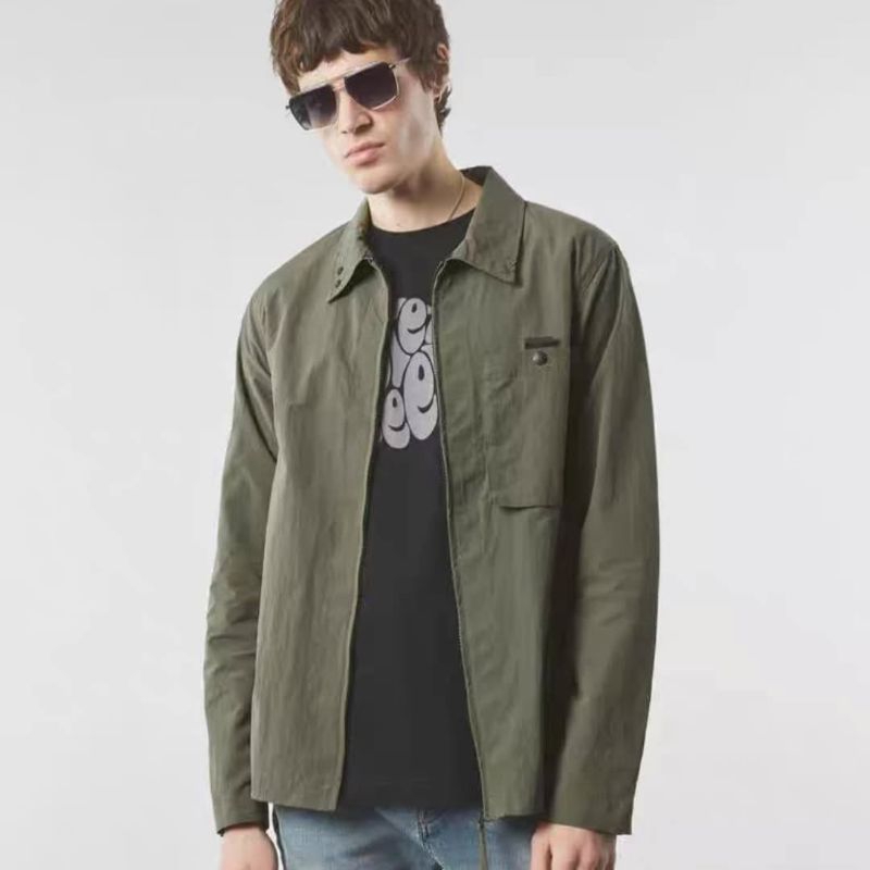 Pretty Green Heaton Overshirt Olive