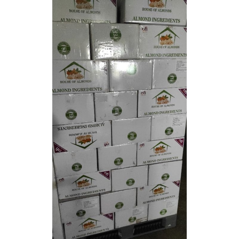 

kacang almond roasted dice kacang almond cacah matang 1kg