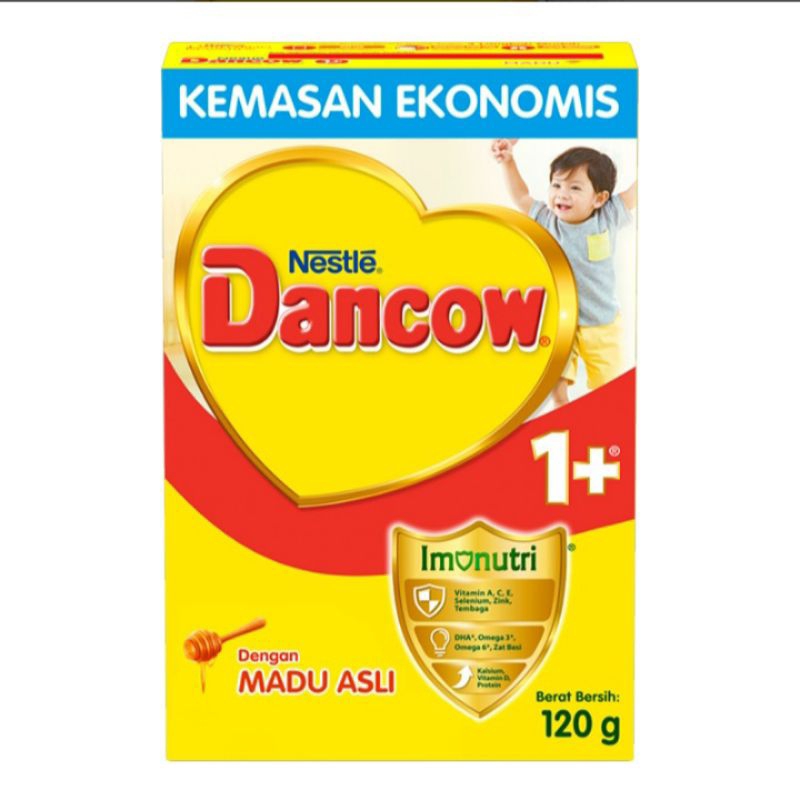 

SUSU DANCOW 1+ DENGAN 2 RASA BARU MADU ASLI/VANILLA 120GR