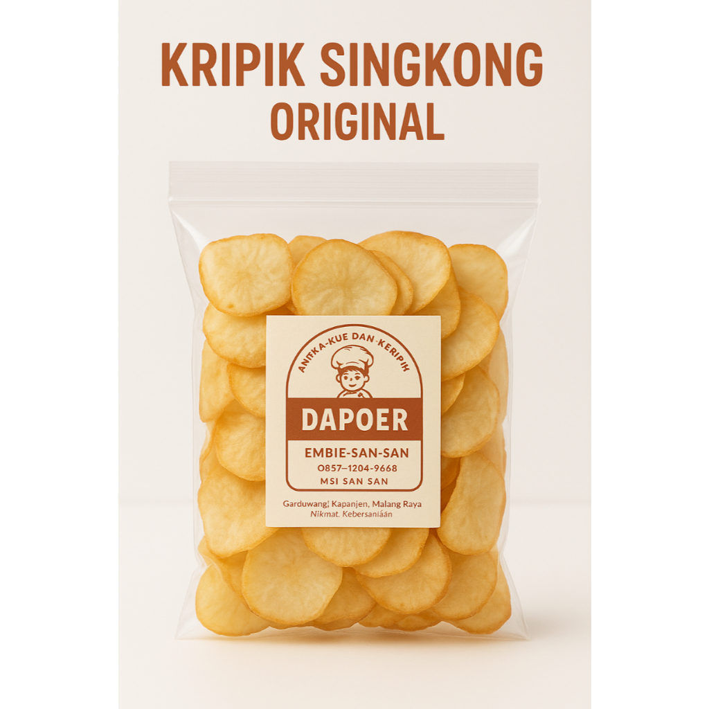 

Kripik Singkong Gurih Rasa Original