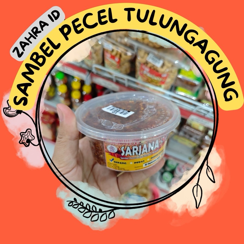 

260 GRAM SAMBEL PECEL SARJANA KHAS TULUNGAGUNG - SAMBAL PECEL SANGRAI RENDAH MINYAK