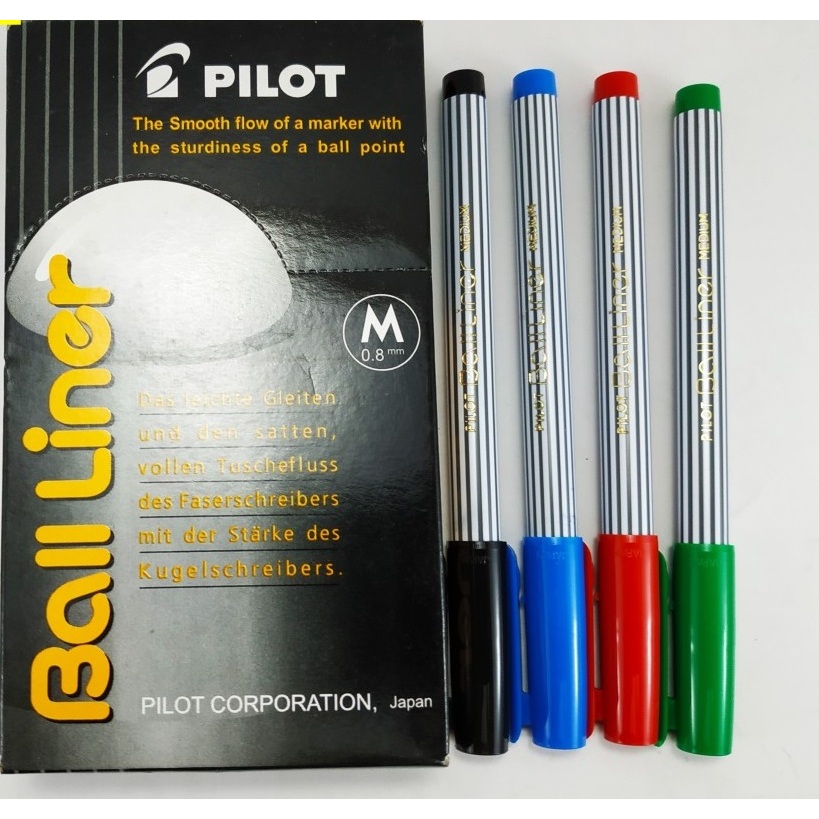 

Pen Tanda Tangan Ball Liner Semua Warna PILOT ( 1 Pcs )