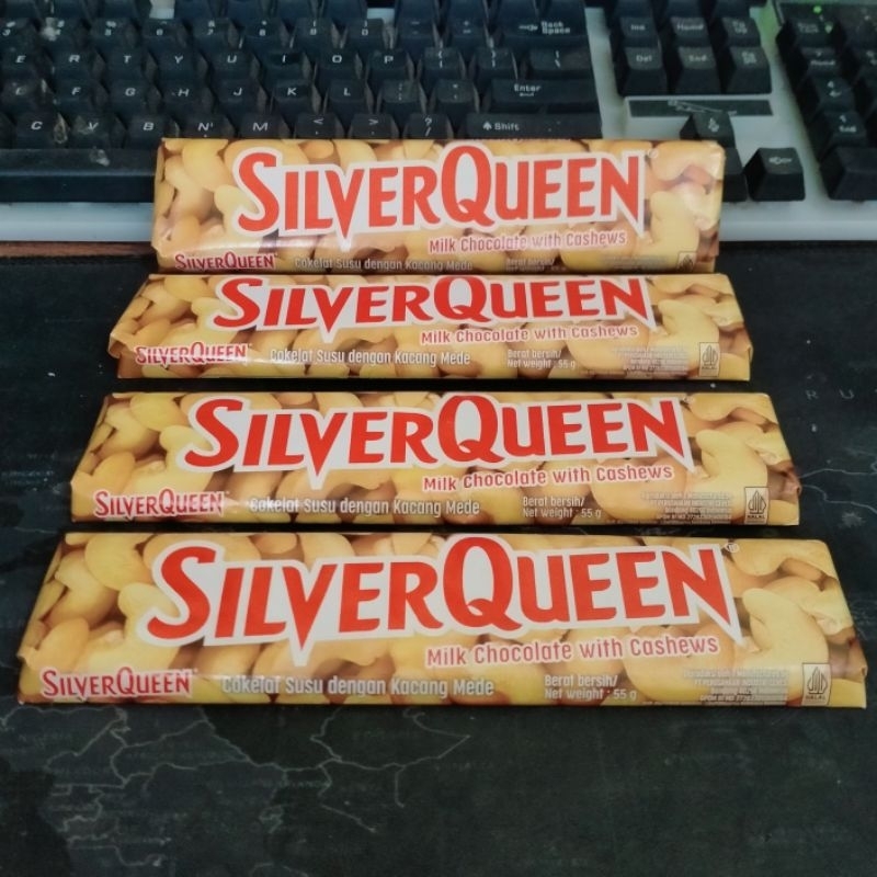 

SilverQueen Milk Chocolate With Cashews 55gr