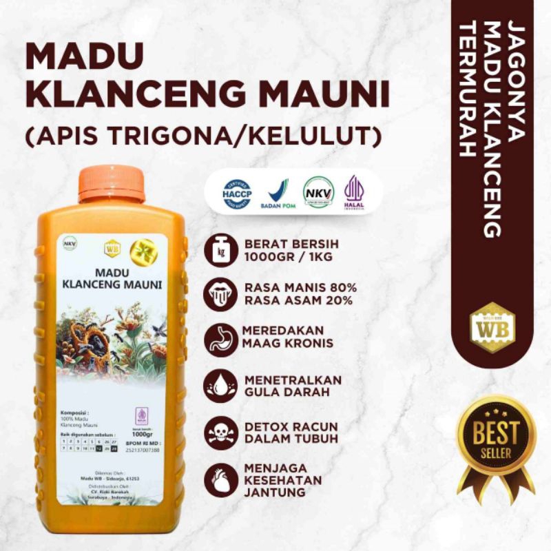

Madu Murni Klanceng Mauni / Lebah Apis Trigona Garansi 100% MADU ASLI Wild Bee