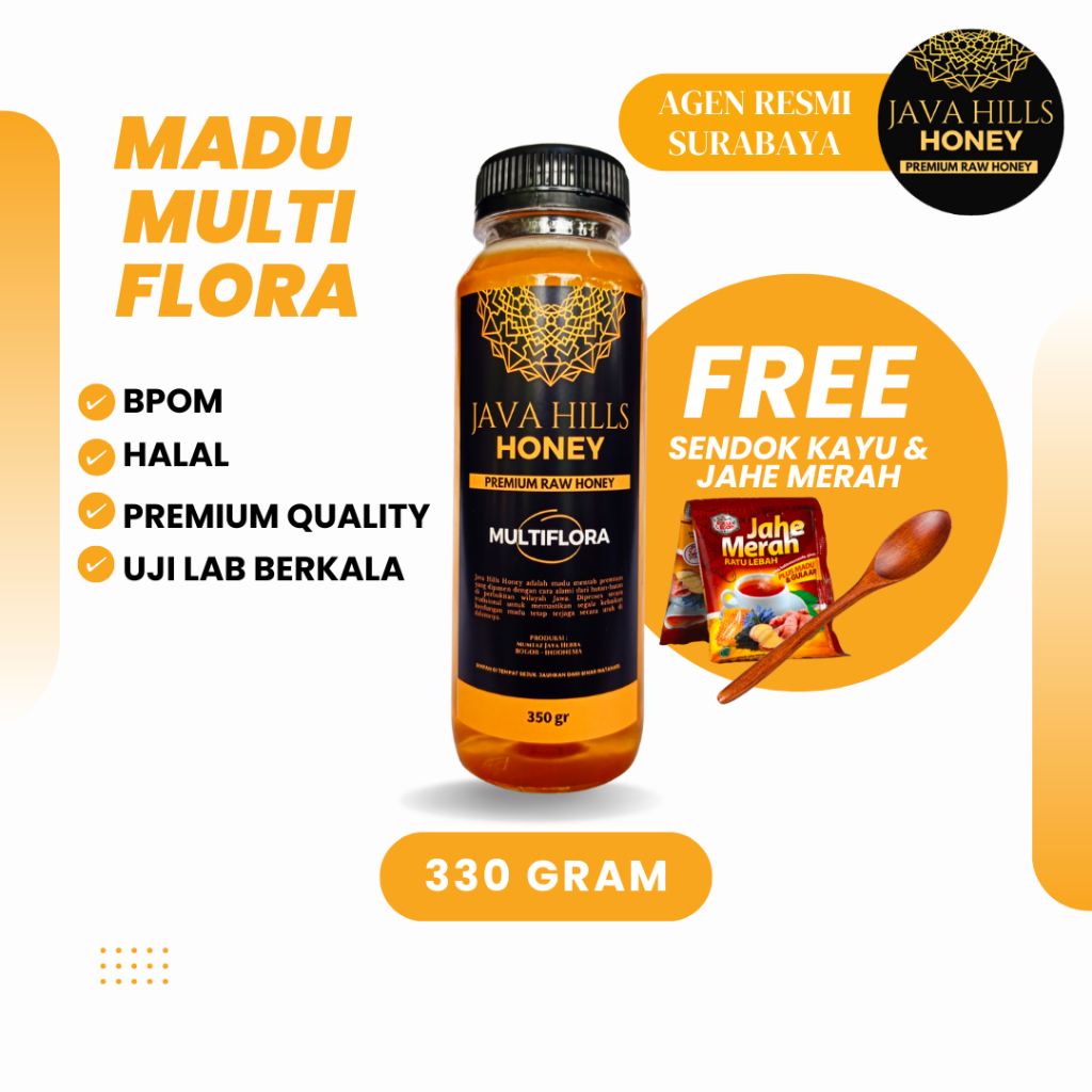 

Javahills Honey Madu Multiflora 330gr – Madu Alami Tingkatkan Daya Tahan Tubuh