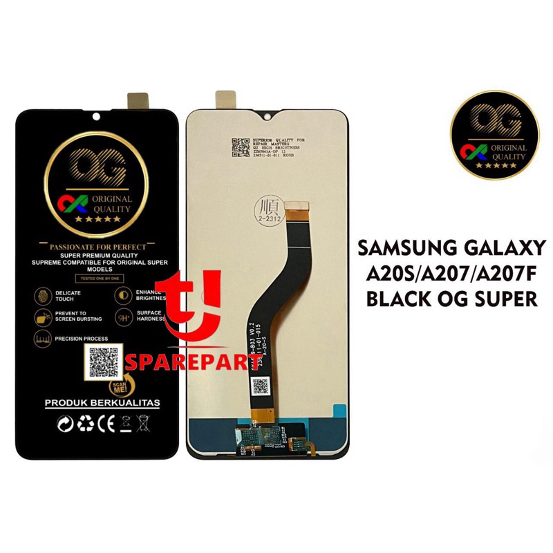 LCD TOUCHSCREEN SAMSUNG A20S / A207 / A207F / ORI OG SUPER
