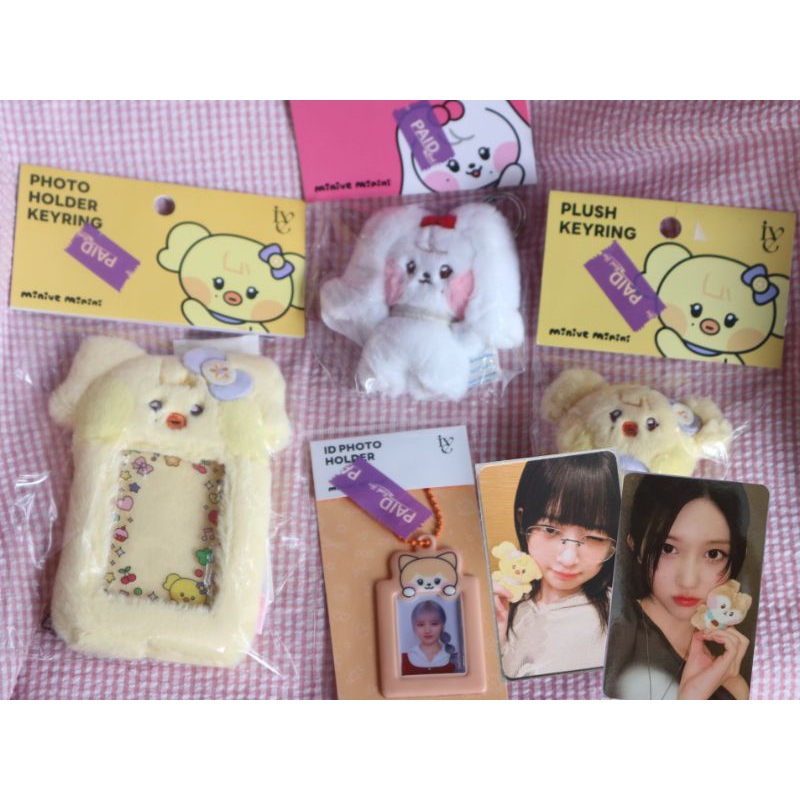 (Sealed New) Official Ive MD Minive minini Pop-Up store play line friends POB Naori cheez cherry plu
