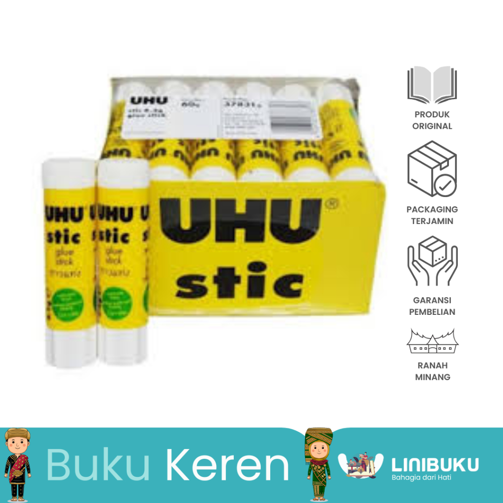 

LEM UHU STICK 8,2 GRAM - ATK - LINIBUKU