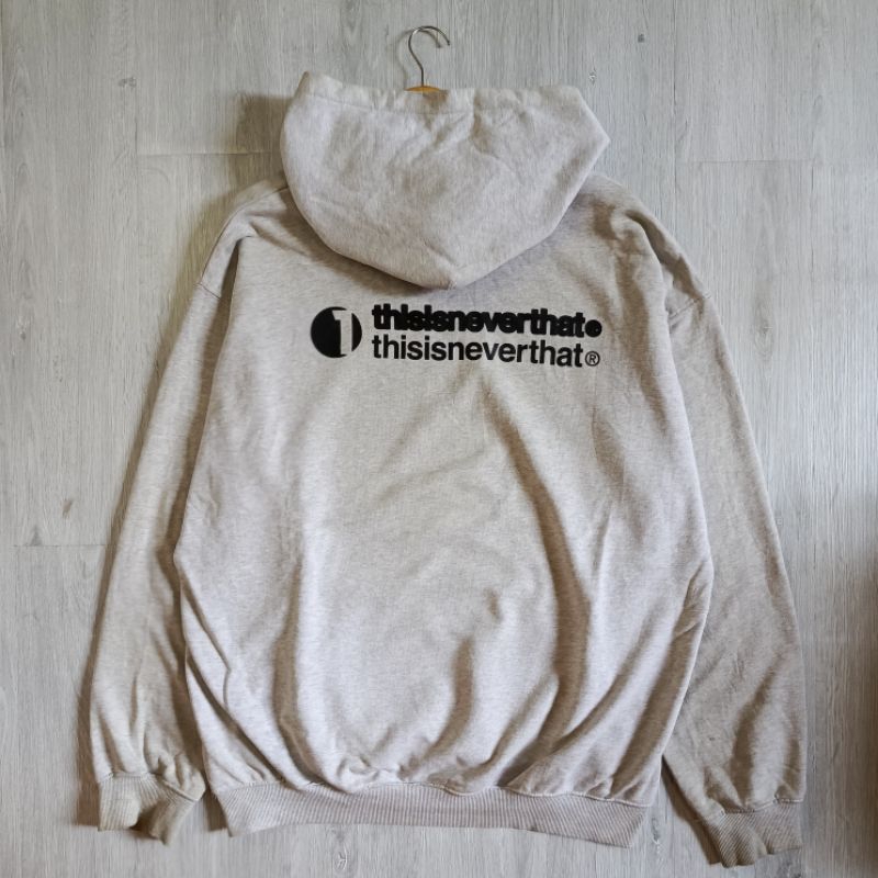 Hoodie This Is Never That Big Logo Backprint Original