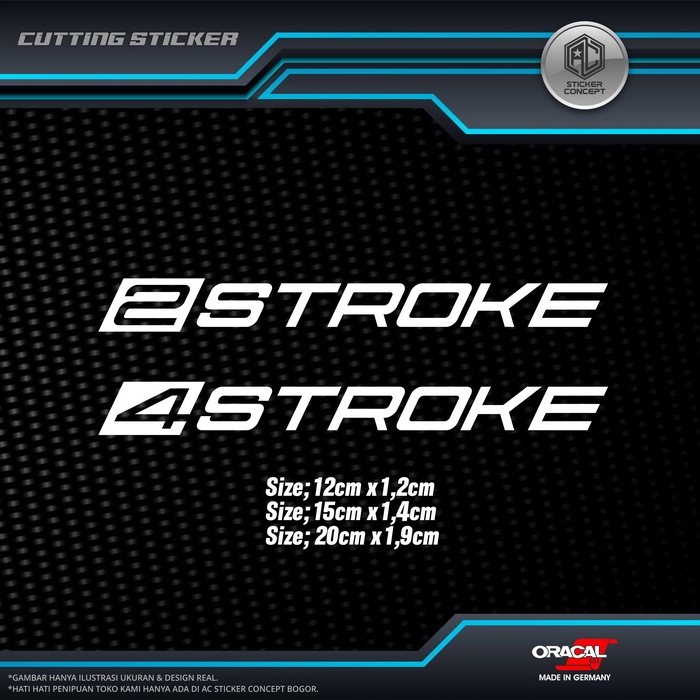 Sticker Cutting 2 Stroke 4 Stroke Stiker Body Motor
