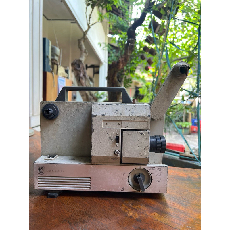 Proyektor Film Jadul, Eumig Mark 501 Super Standard Single 8 Movie Projector, Made in Austria