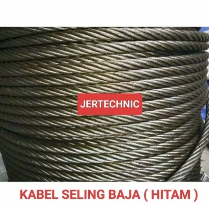 KABEL SLING SELING BAJA HITAM 6x37- 20MM