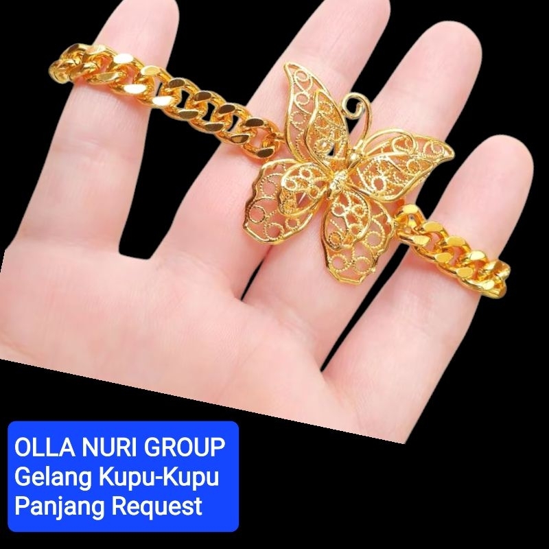 Gelang Kupu Emas Muda kadar 15% (4,7 Gram)