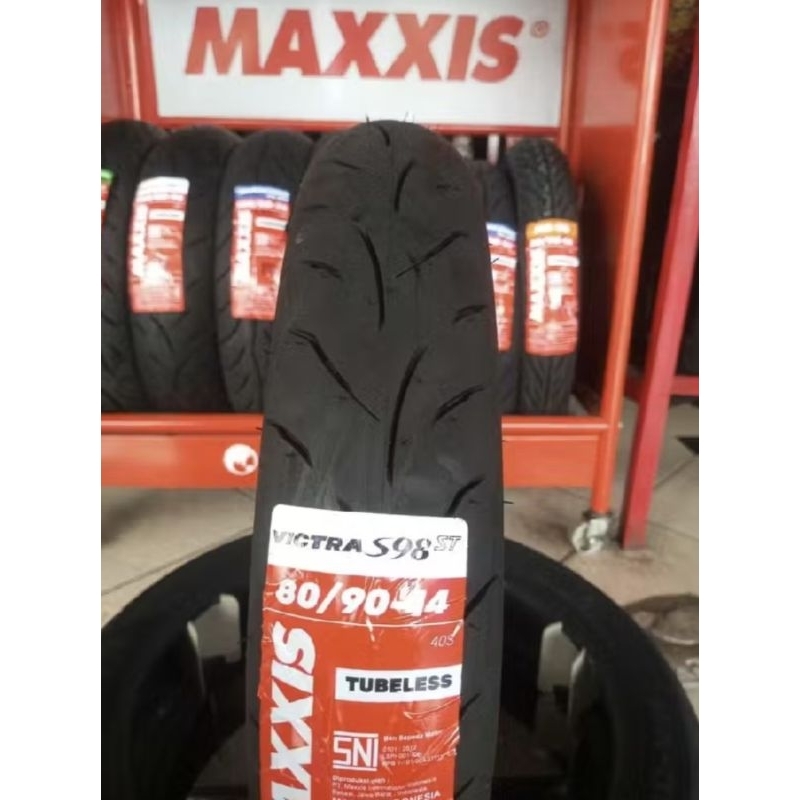 BAN LUAR MAXXIS VITCRA 80/90-14/BAN TUBLES DEPAN VARIO125/BAN LUAR TUBLES VARIO150/BAN MAXXIS VICTRA