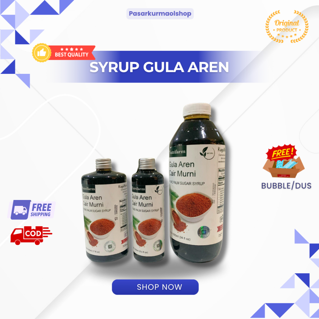 

Syrup Gula Aren Asli 100% – Gula Merah Cair Alami | Manis Sehat Tanpa Pengawet – Cocok untuk Kopi, Cendol, Dll