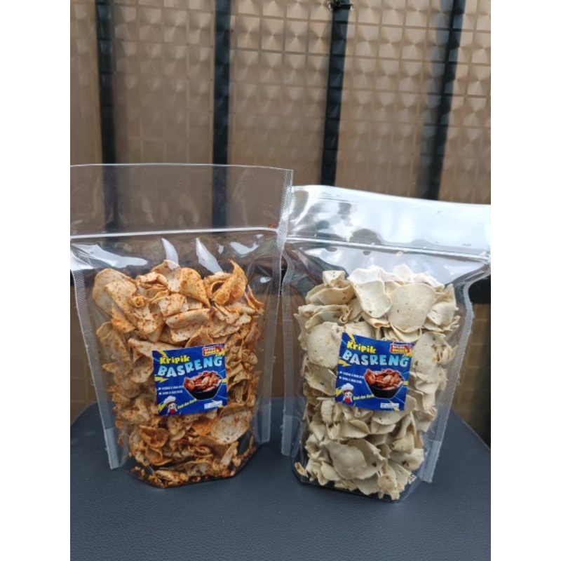

kripik basreng ikan daun jeruk/kripik basreng koin/ kemasan puch.