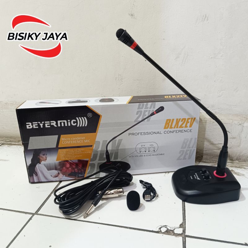 Microphone Podium Beyer Mic BLX2EV Mic Kabel Meja Beyermic BLX 2EV Original