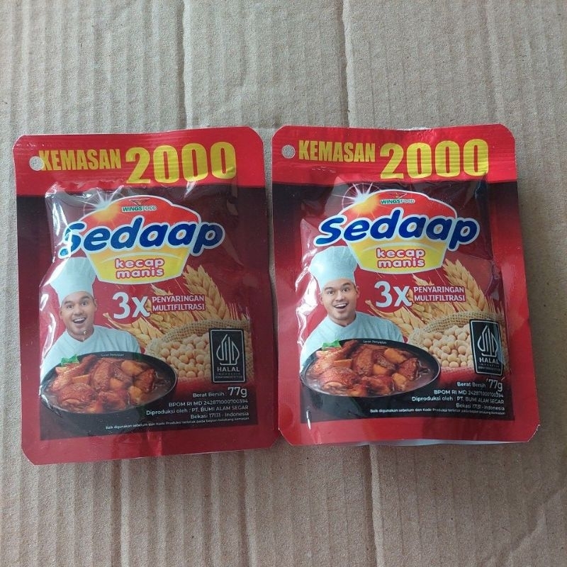 

Kecap Manis Sachet Sedaap 77 gr