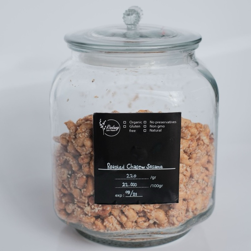 

roasted chasew sesame 100gram