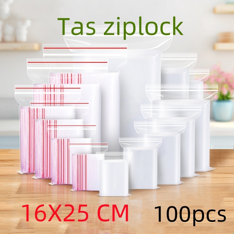 

Paket Tas Ziplock 16x25 CM