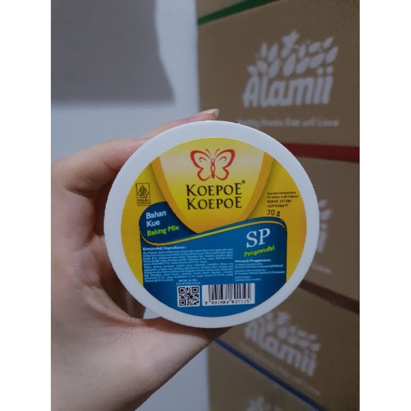 

KOEPOE KOEPOE SP PENGEMULSI 70GR BAHAN KUE BAKING MIX