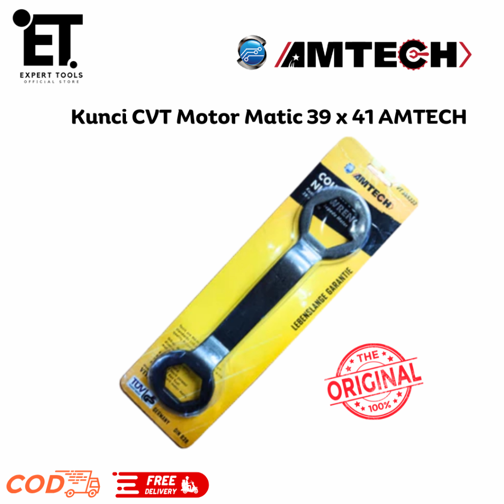 Kunci CVT Motor Matic 39 x 41 AMTECH / Kunci Ring Mur CVT Matic / Coupling Nut Wrench 39x41