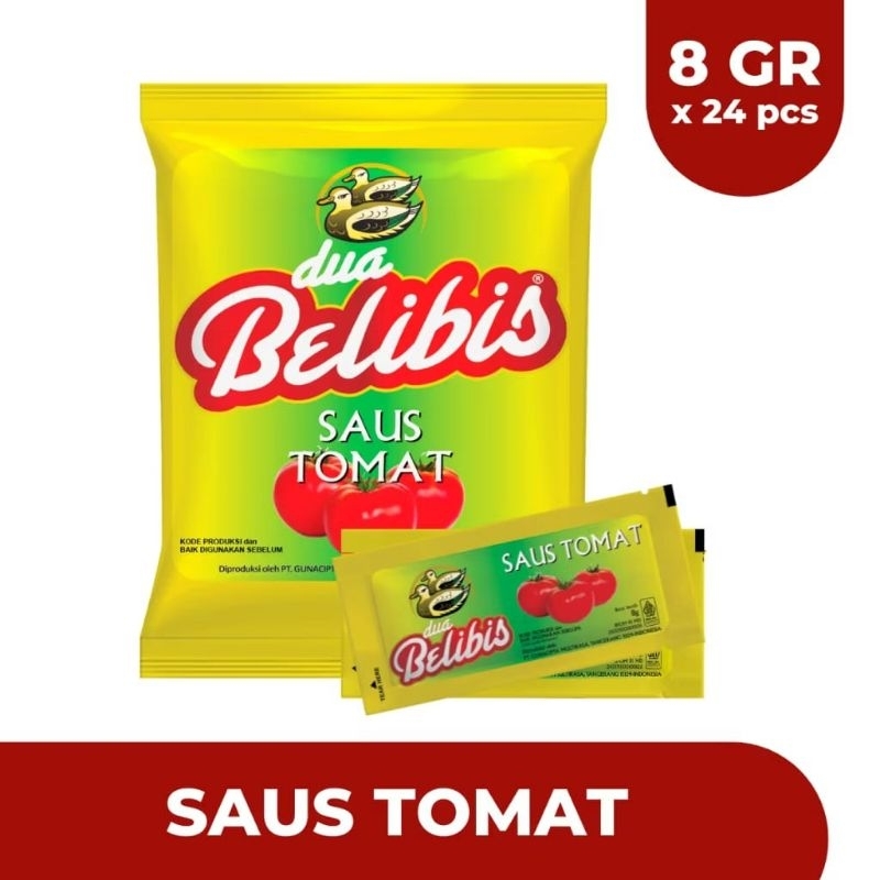 

Dua Belibis Saus Tomat 8GR Isi 24 pcs