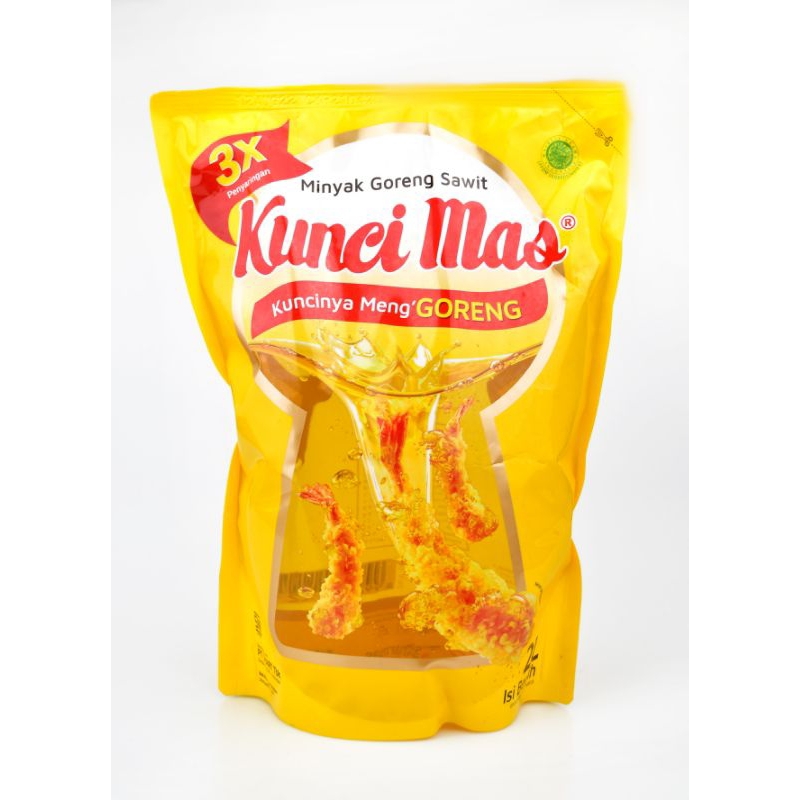 

Minyak Goreng Kunci Mas 2 Liter – Minyak Nabati Jernih & Higienis | Cocok untuk Gorengan & Masakan Harian