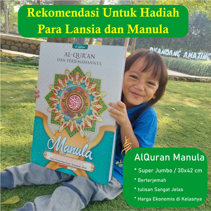 Al-Quran Manula dan Lansia/ Al-Quran jumbo/ Al-Quran Besar/Super Jumbo