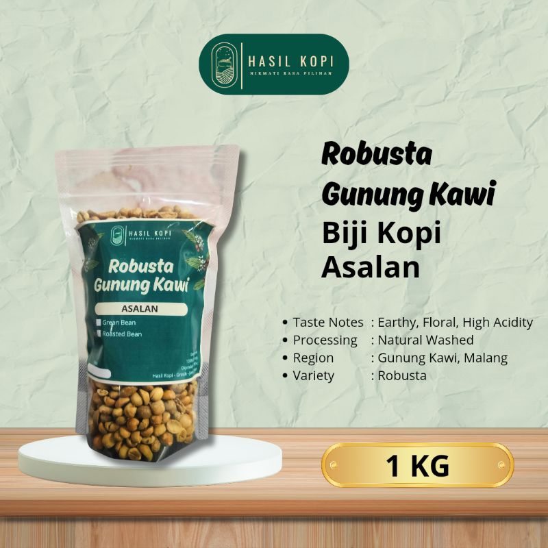 

Biji Kopi - Robusta Gunung Kawi Asalan (1KG)