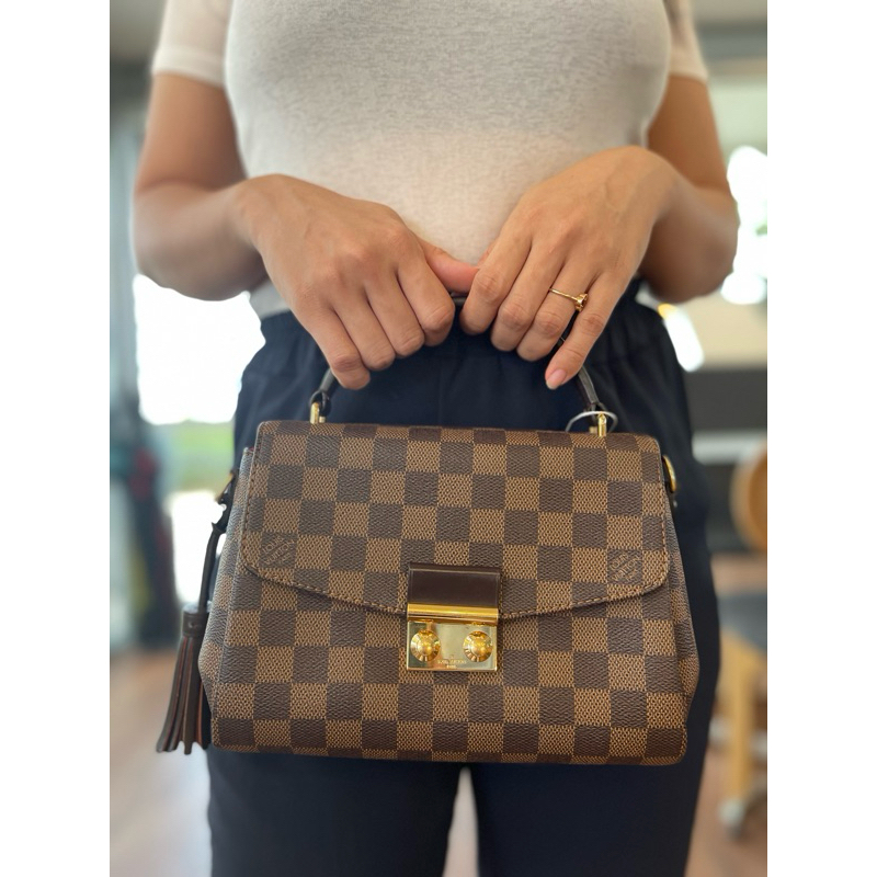 PRELOVED LV PRELOVED LV Croisette Damier 2016   Condition : Excellent   Size 24 x 17 x 9.5cm ( Muat 