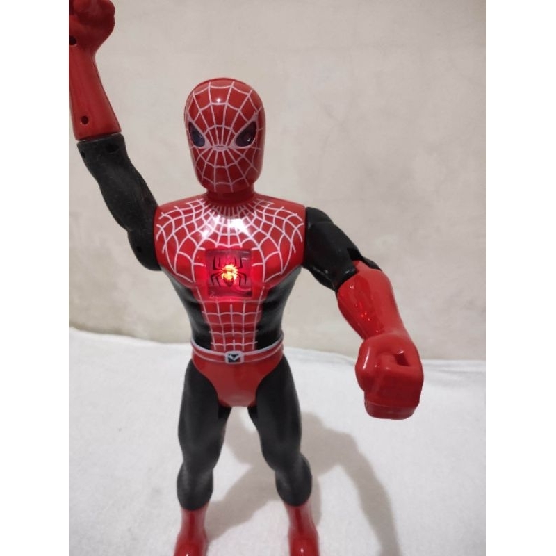 MAINAN ROBOT SPIDERMAN NYALA BUNYI