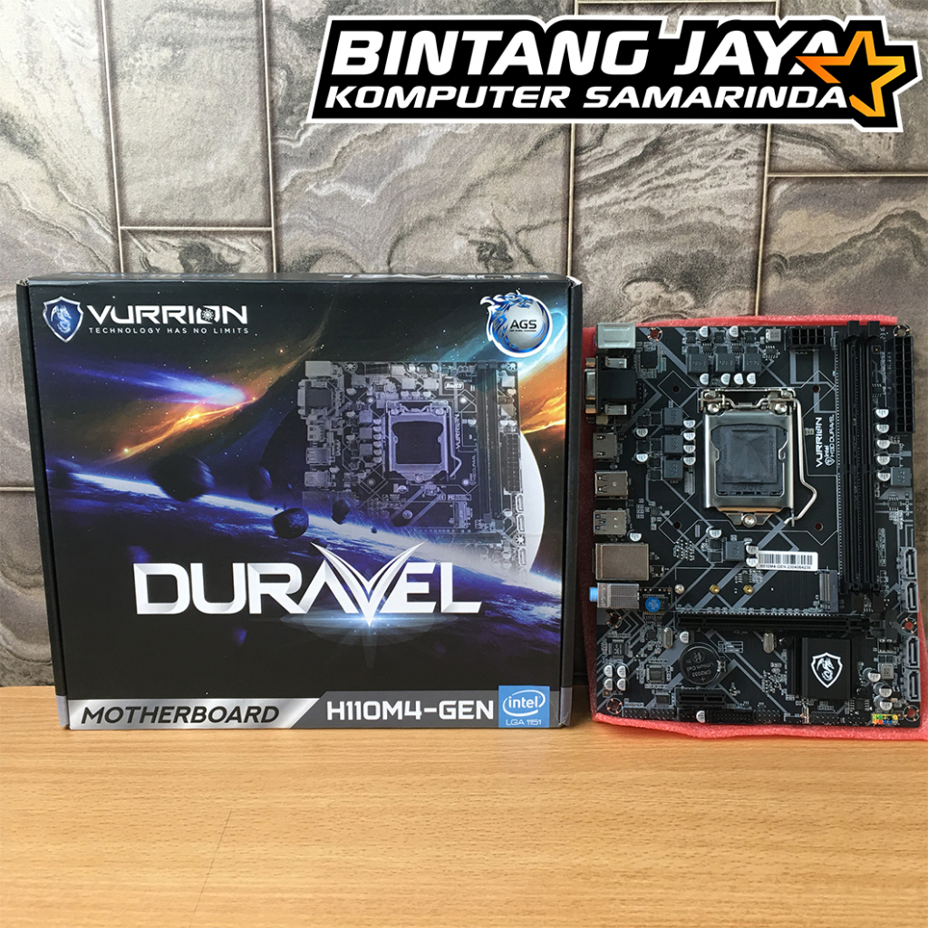 Motherboard Vurrion Duravel H110M4-Gen LGA 1151 DDR4 Intel Gen 6/7 (MB H110M4 GEN)