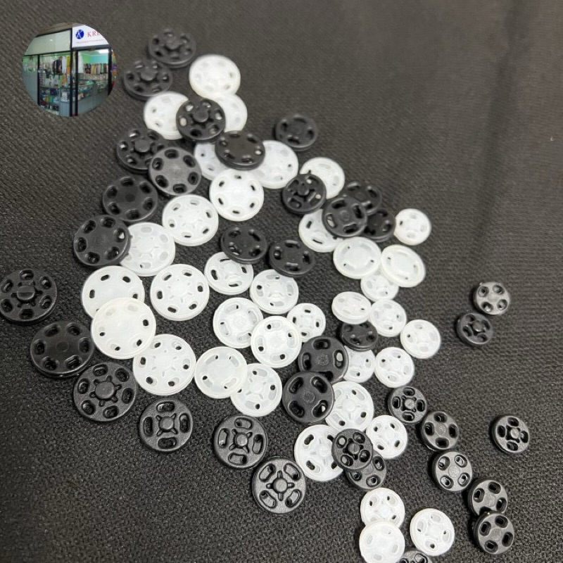 kancing jepret cetek plastik KAM 1pak (1000pasang)